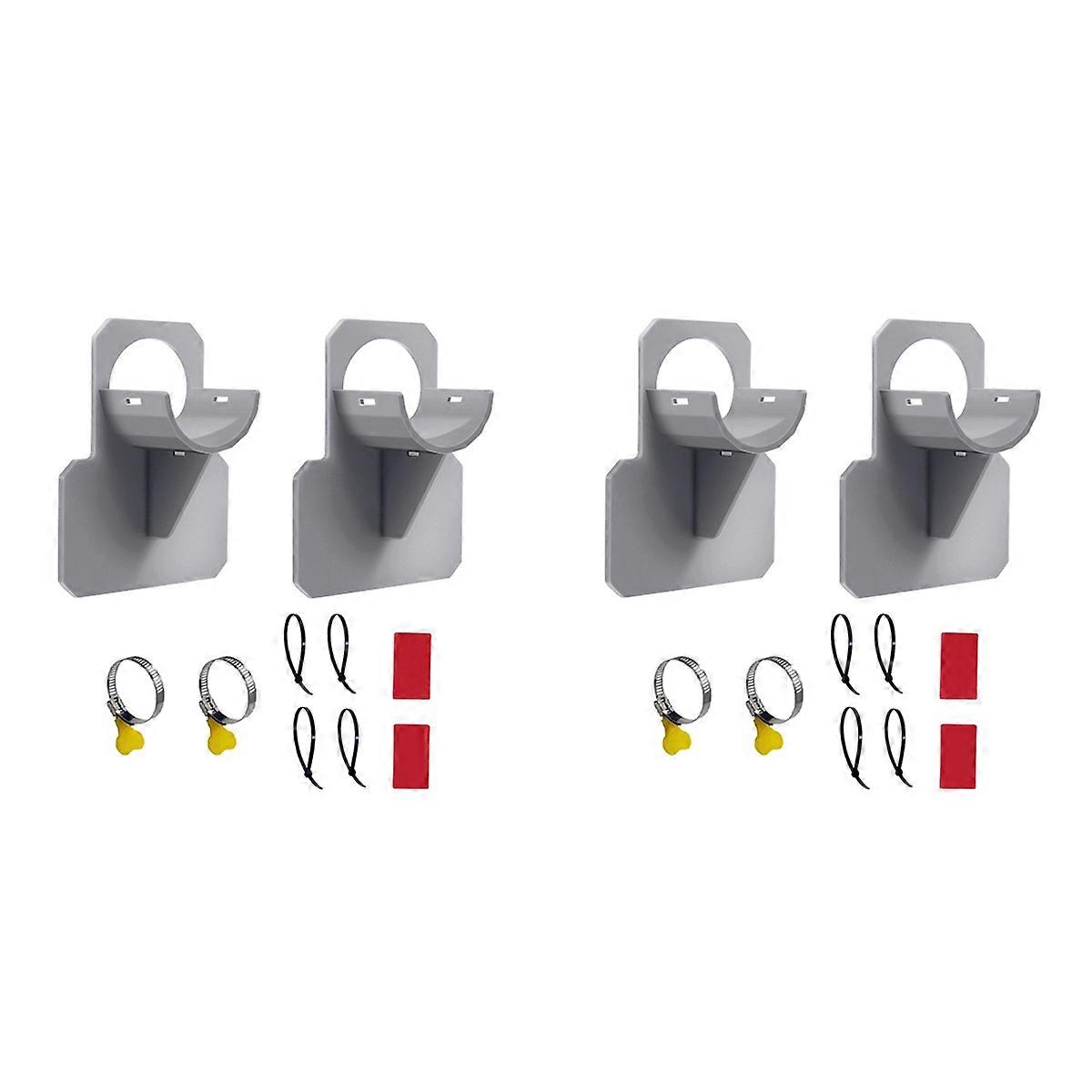 2 Set Swimming Pool Pipe Holder, Pool Hose for Above Ground Pool Gray
