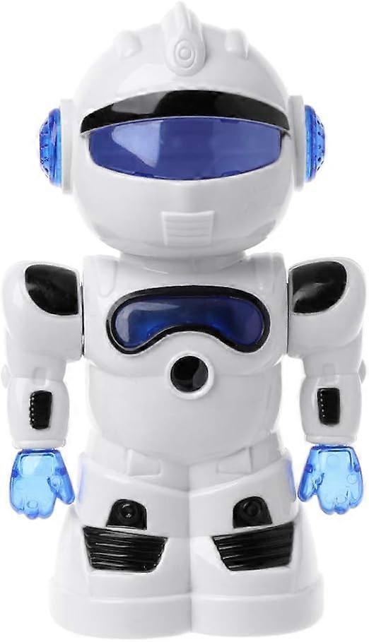 (Blue) Manual pencil sharpener, cute robot cartoon, suitable for children and students to learn school supplies