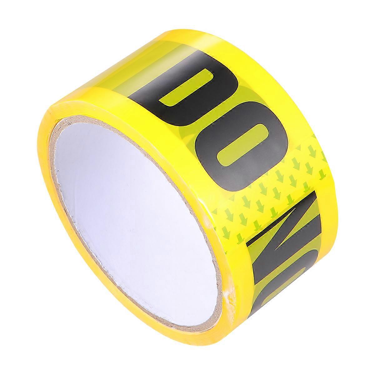 Ruban d’avertissement Ruban de sécurité antidérapant jaune 2500x4 8cm Adhésif résistant à l’eau pour murs sols 2Pack