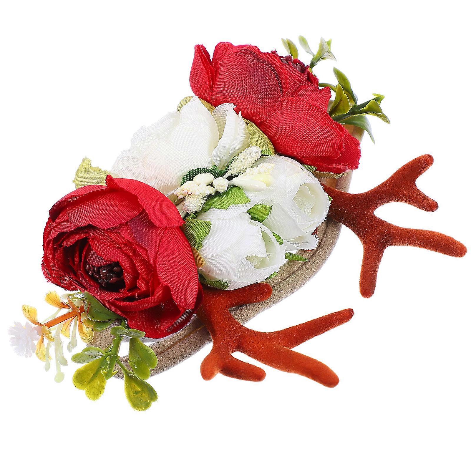 Girls Headband Fabric Material Festive Atmosphere Enhancement 1Set