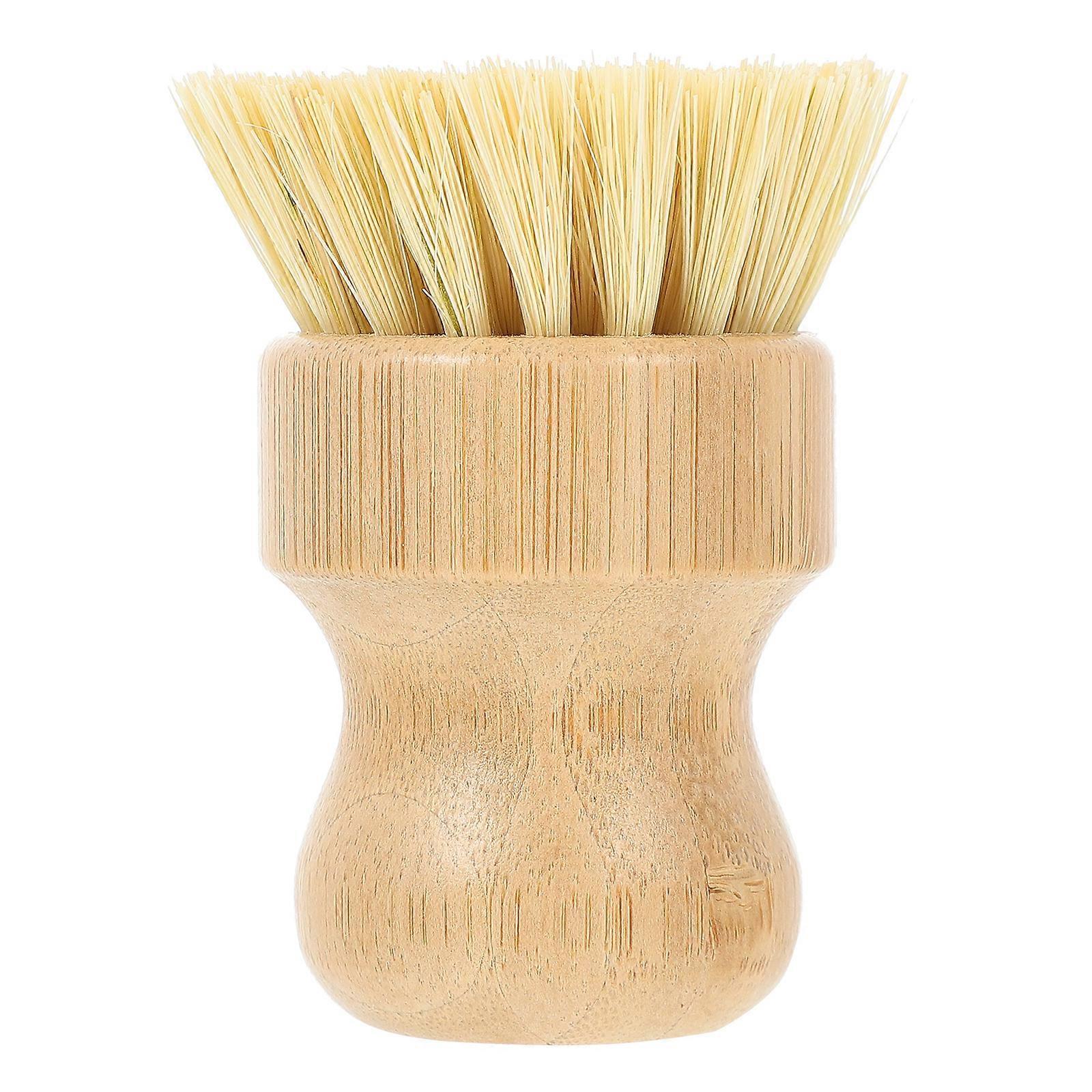 Wash Pots Brush Household Wok Brush For Cleaning Kitchen Sinks And Tubs 8x6x6cm Round Disc Shape 1Pack