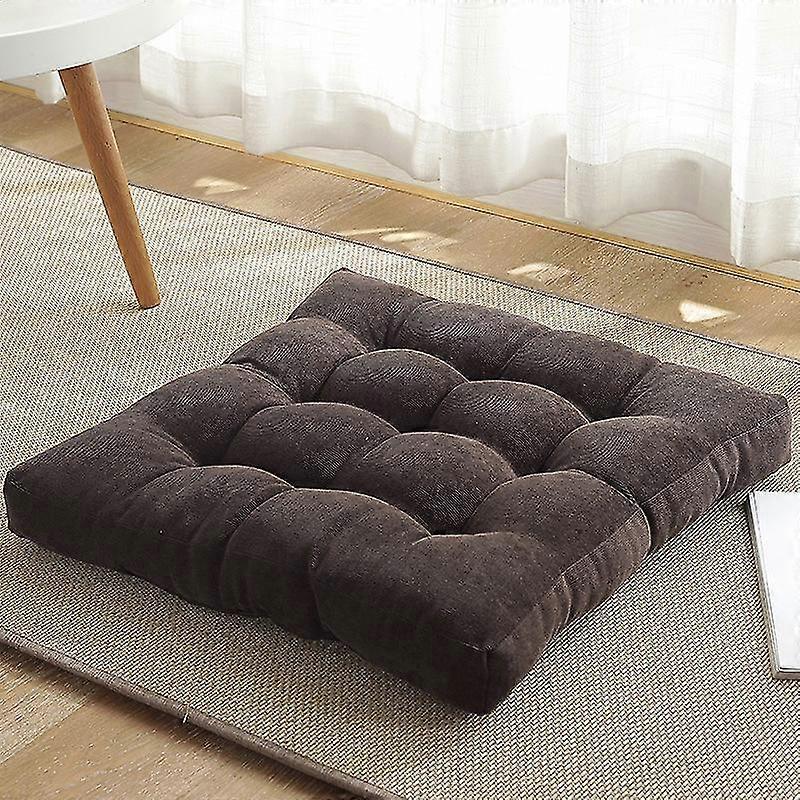 ソフト厚手コーデュロイソファチェアクッションスクエアフロアガーデンダイニング45 * 45cm