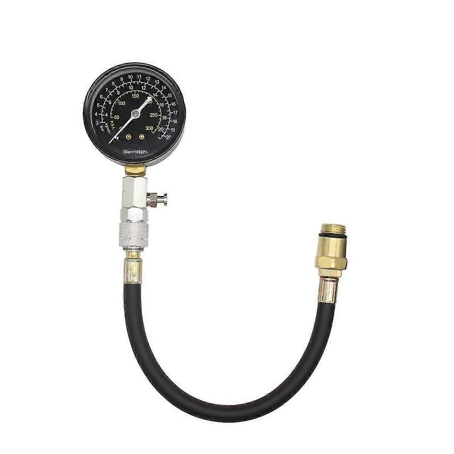 Engine Compression Tester Testing Gauge Gage Check Test Tool Kit Fits 14mm 18mm Auto Diagnostic Serv