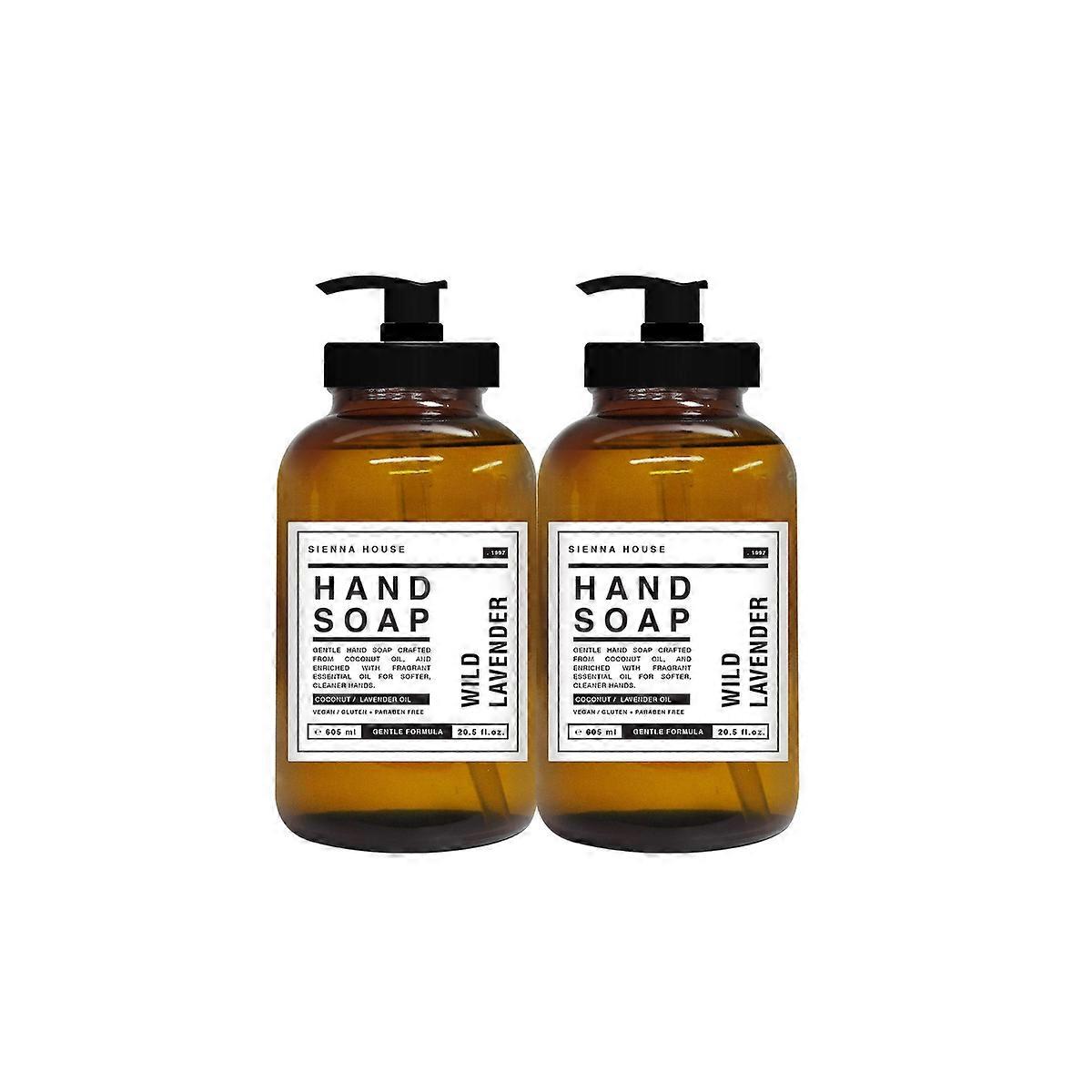 Sienna House 塑料洗手液 - 20.5 液量盎司/2 包