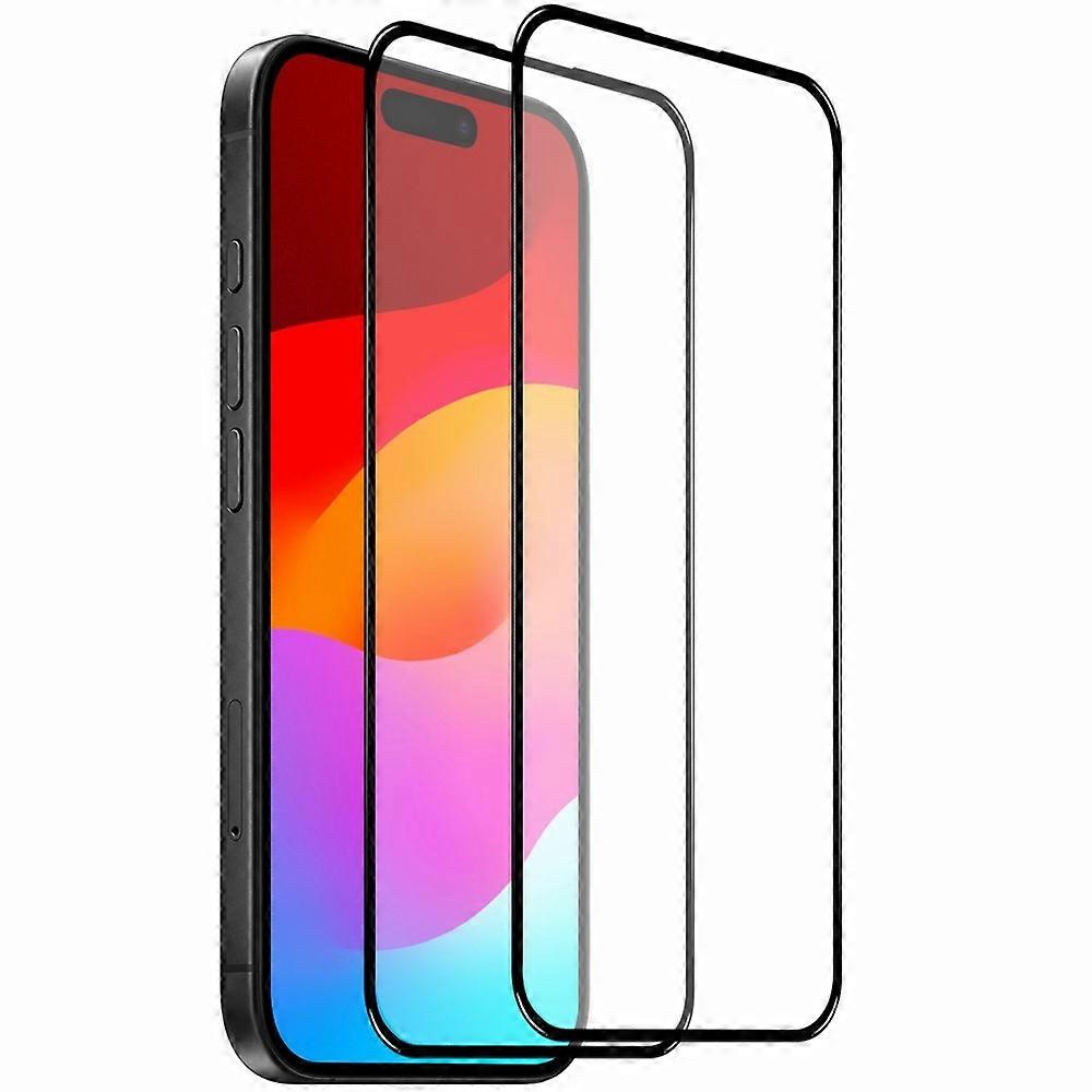 NORTHJO 2Pcs A +電話スクリーンプロテクターiPhone 17 0.3mm 2.5D高アルミニウムシリコンガラスシルク印刷フィルムに対応