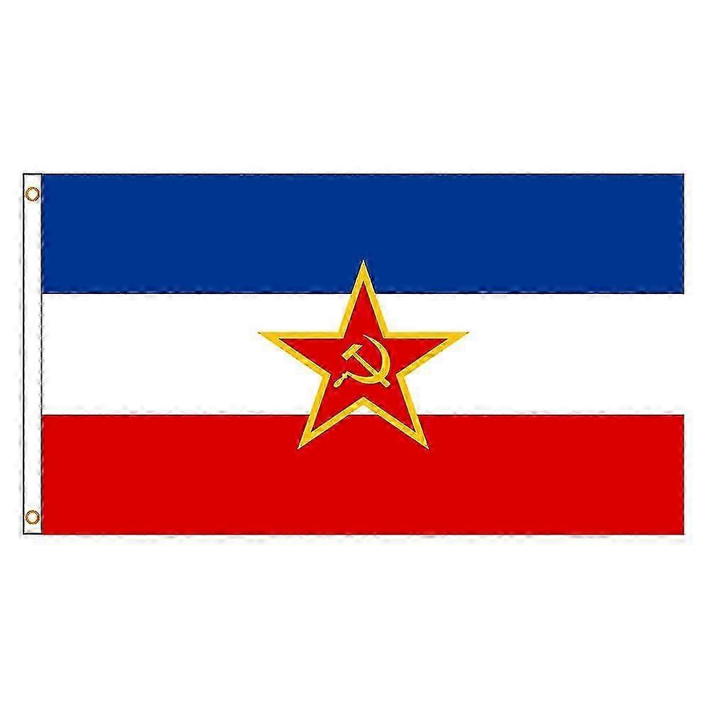 Yugoslavia Flag With Custom Gift Hobby Banner