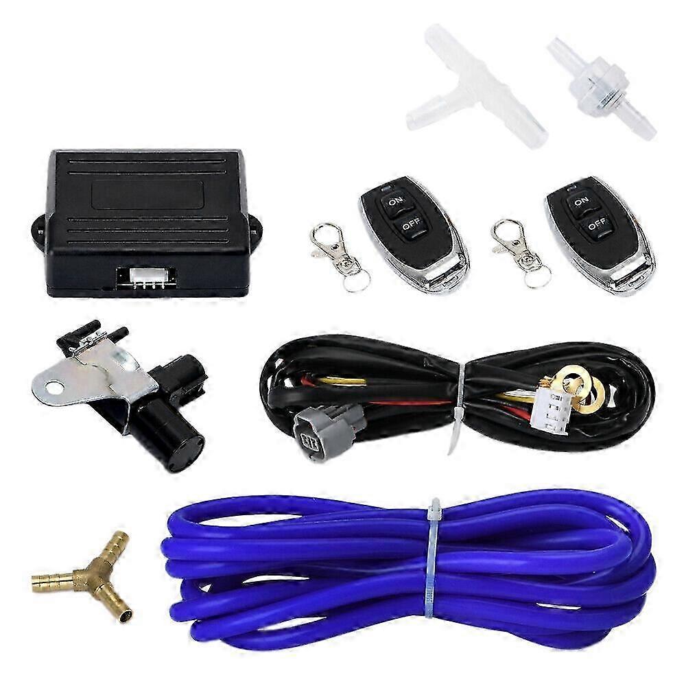 Car Wireless Remote Vacuum Exhaust Shut-off Valve Controller Set Universal for Vehicle Modification