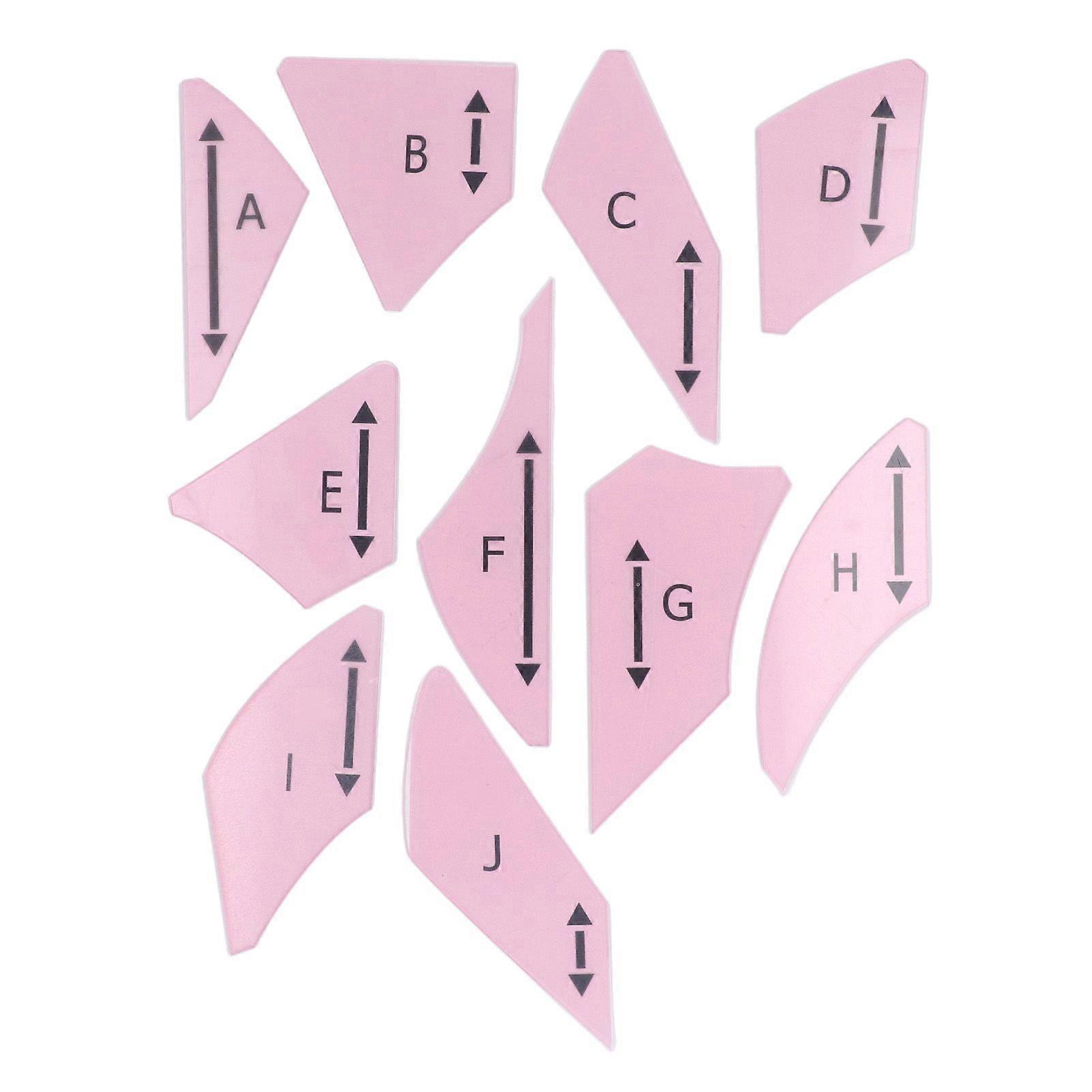 2025 Ultimo Modello 10Pcs Patch Work Righello Acrilico Multifunzionale Portatile