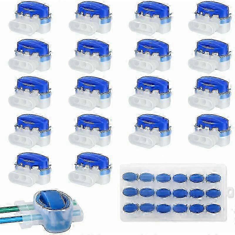 Electric Connectors for Robotic Lawn Mowers, Couplers/Connectors for Boundary Wire, Self-Stripping Function for Quick Installation, High-Quality and