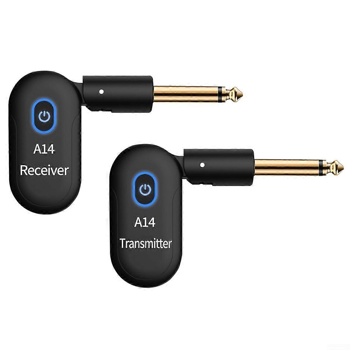 Wireless Guitar System, 2.4 GHz Technology for Clear Audio, Compatible with Electric Guitars and Bass Instruments
