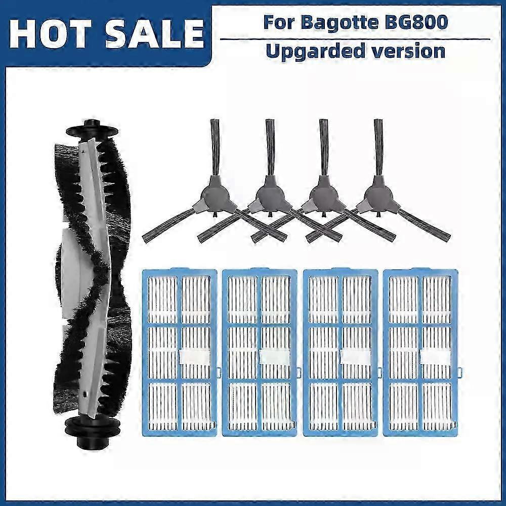 Compatible for Certain Brands BG600 / BG700 / BG750 / BG800 MAX Spare Parts Accessories Main Side Brush Hepa Filter Mop Rag Cloth Brush