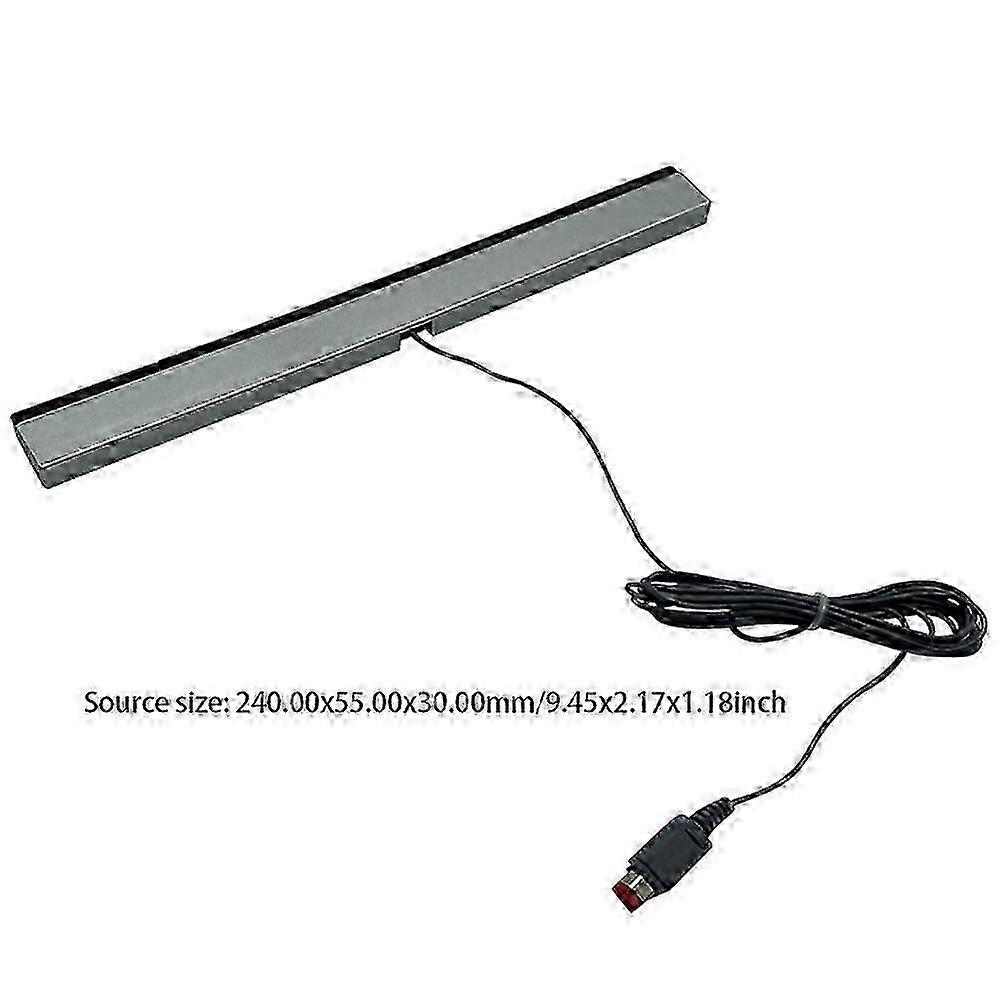 Wired Motion Sensor Receiver Bar with Extension Cord for Compatible Nintendo Console