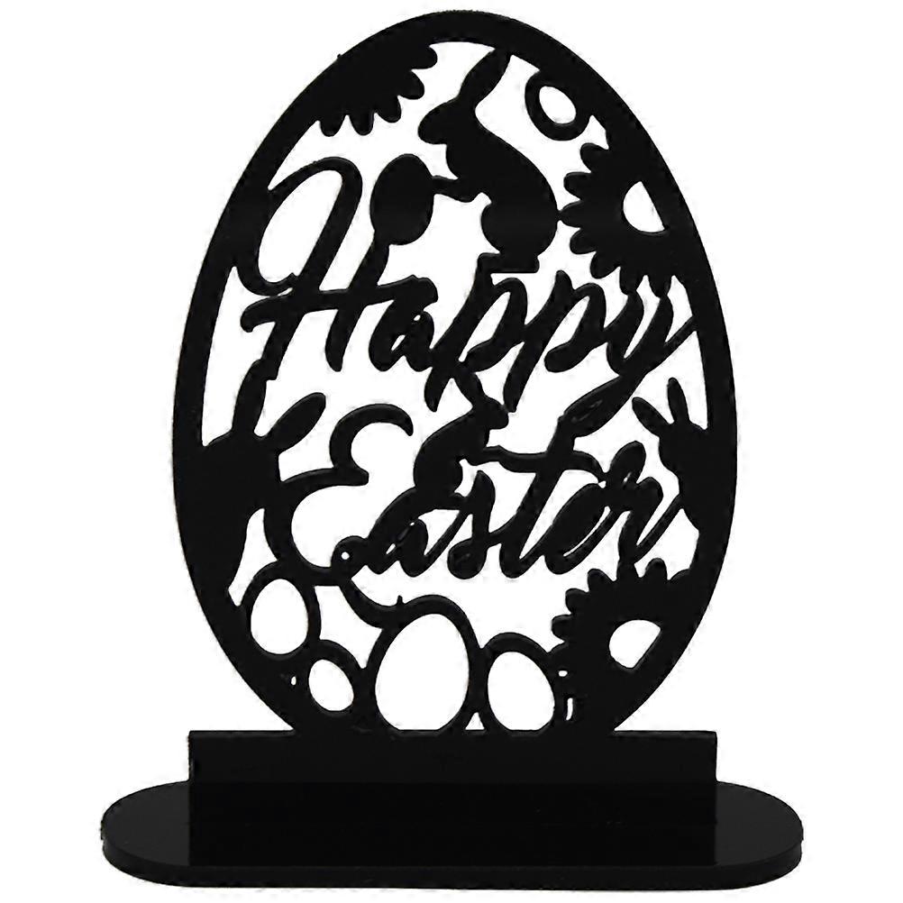 Dining Table Centerpiece Easter Acrylic Table Sign 3.7×3.1×1.2in 1Set