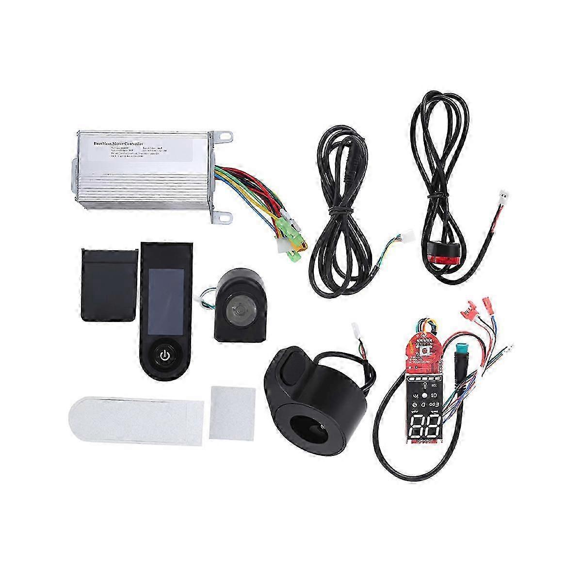 36V 350W Electric Scooter Controller Board Set with Dashboard Accelerator Replacement for M365/Pro