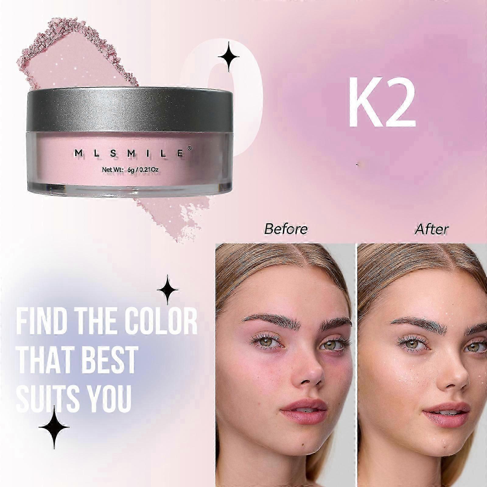 Πούδρα Ρύθμισης, Πούδρα Προσώπου Loose Powder, Matte Blurring Shimmer Concealer Ημιδιαφανής Πούδρα Πούδρας Ρύθμισης, Oil Control Πούδρα Προσώπου