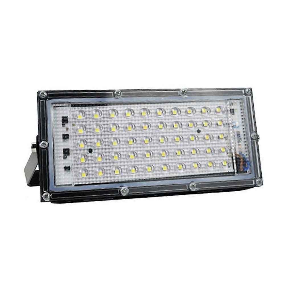 LED Flood Light, Outdoor Spotlight,Energy Efficient Pearl Point Floodlight, Wall Street Lamp, Garden Lighting,6500K,50W