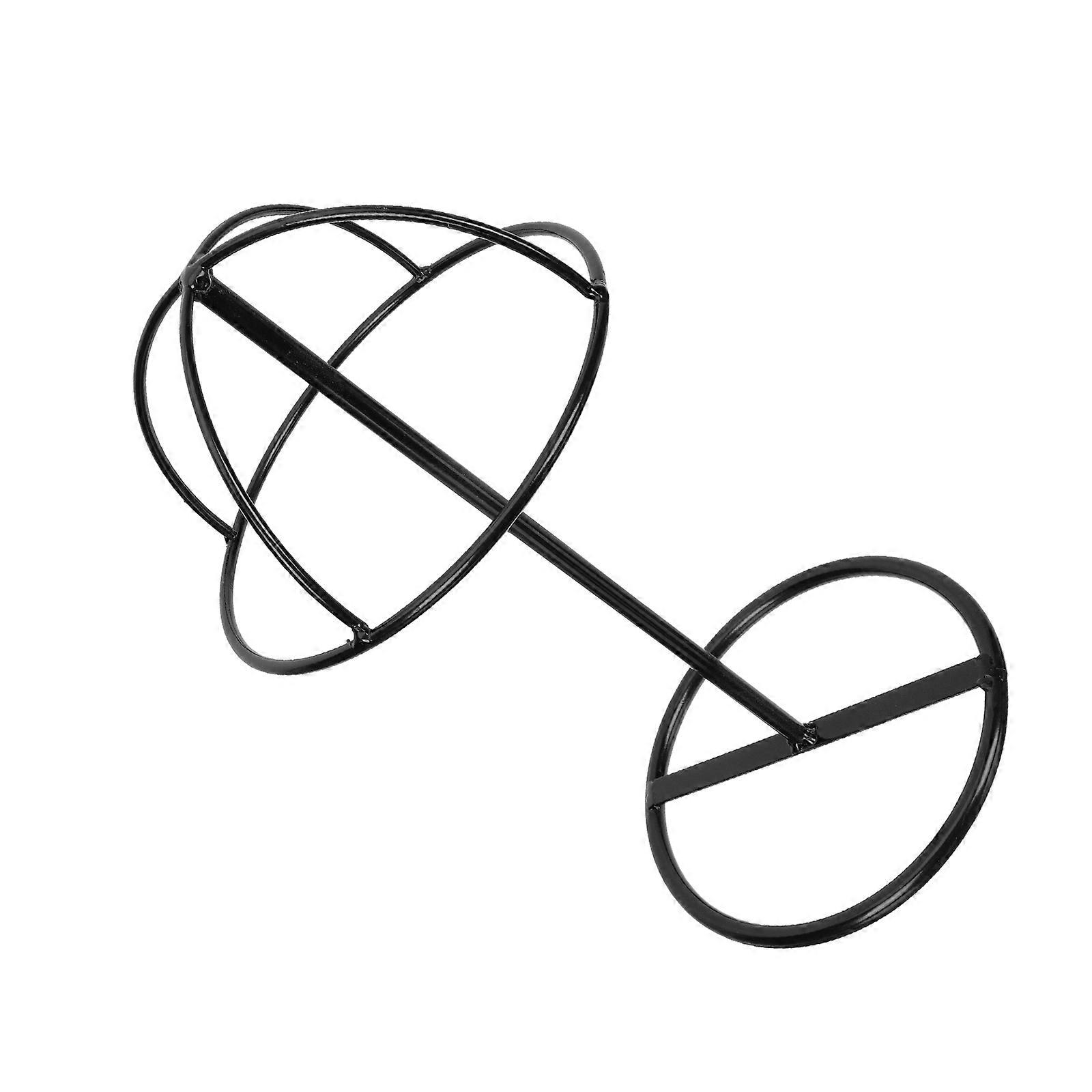 Clear And Stylish Hat Rack Metal Hat Display Stand For Hat Shops Prevent Hat Deformation 30x16cm 1Set