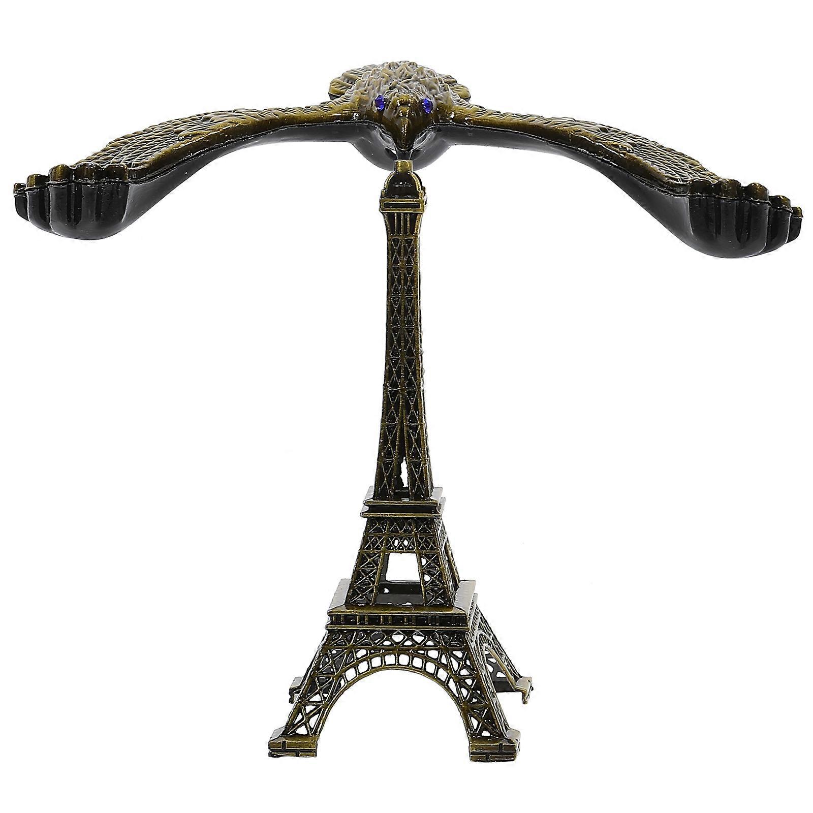 Stylish Alloy Balance Bird Desktop Ornament for Home Office Decor with Eiffel Tower Design