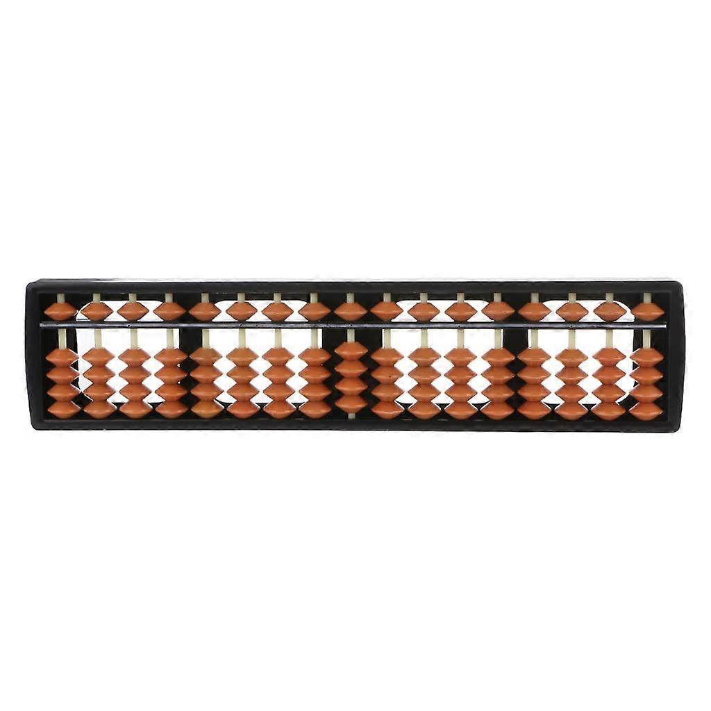 Abacus 17Digit Rods Standard Soroban Chinese Japanese Calculator Counting Tool Compatible for Kids and Adults