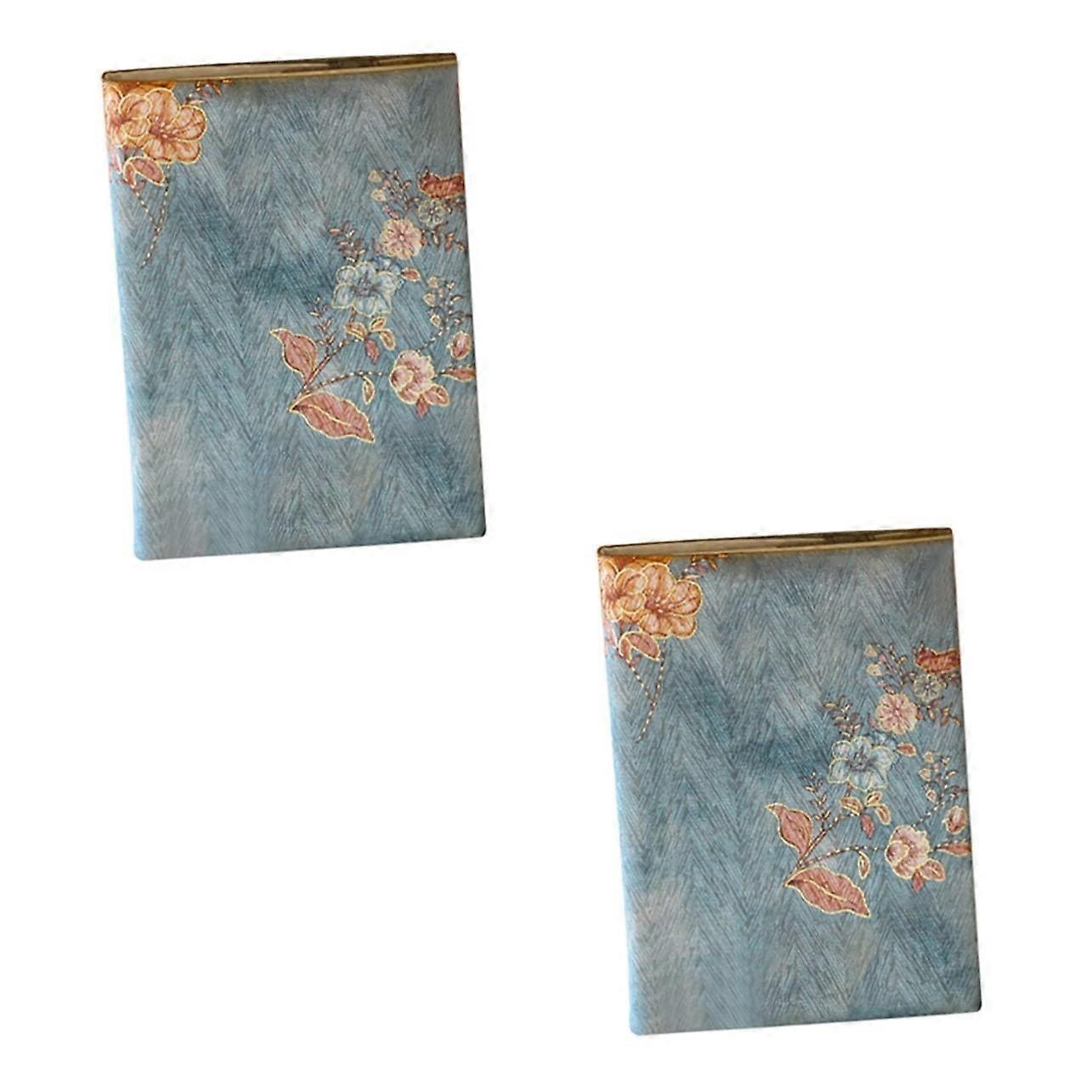 2 Pieces Adjustable Fabric Book Covers, Stylish Book Protection, Practical Book Cover