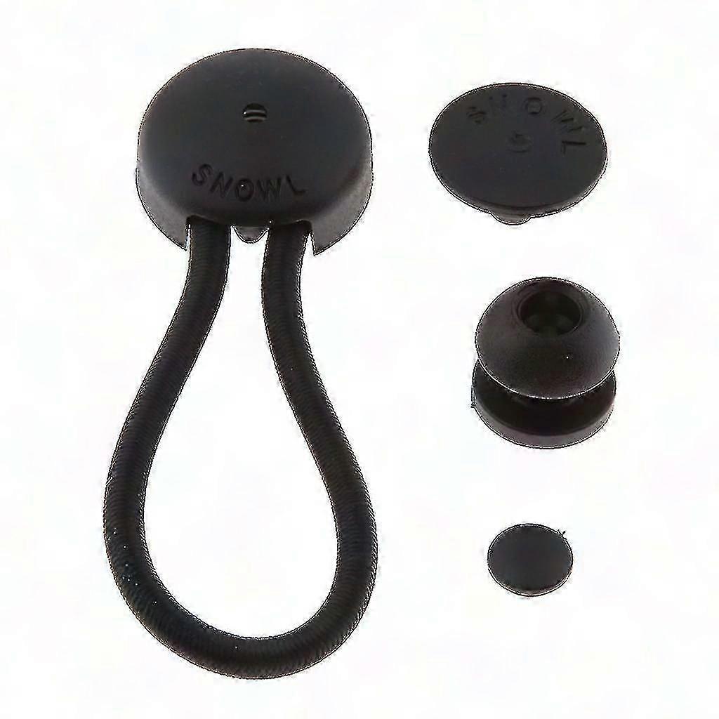 White and Black Elastic Bungee Cord Kit for Boat Cover Canopy Tarp Fastening and Tie-Down Applications