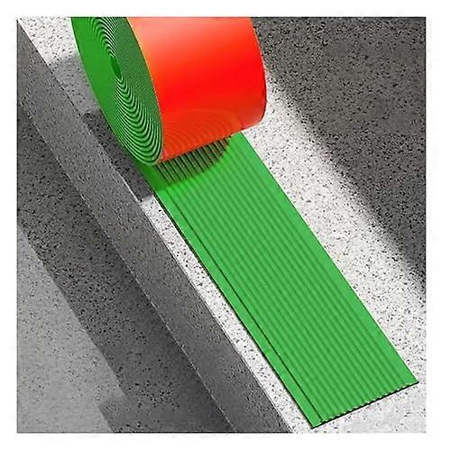 Nonslip selfadhesive stair edge trim for enhanced safety on tile, wood, metal, and concrete steps LxW 5mx4cm/16.4ftx1.57in