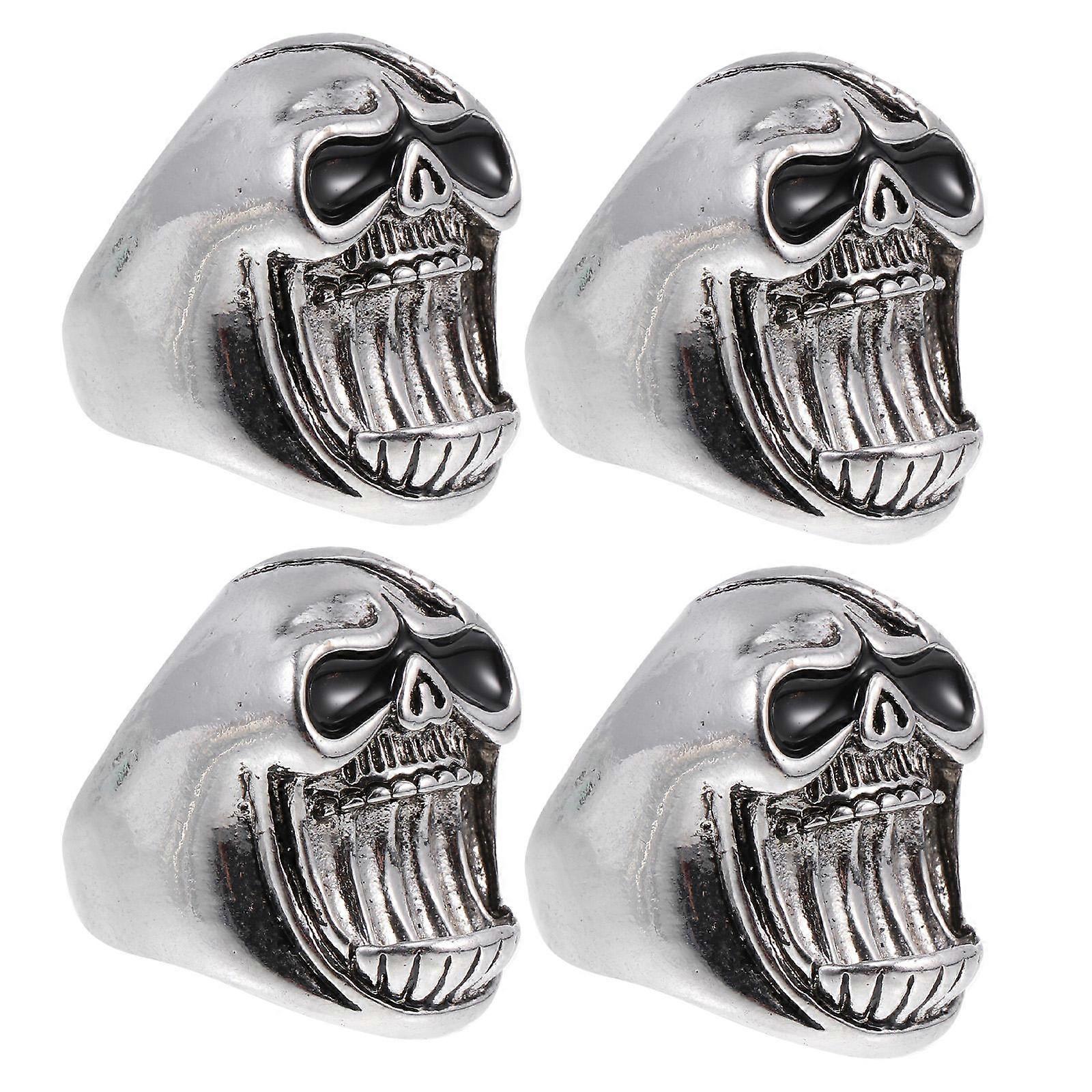 Party Bottle Openers Creative Opener Skull Head Shape Compact Portable Everyday Use 4Pcs