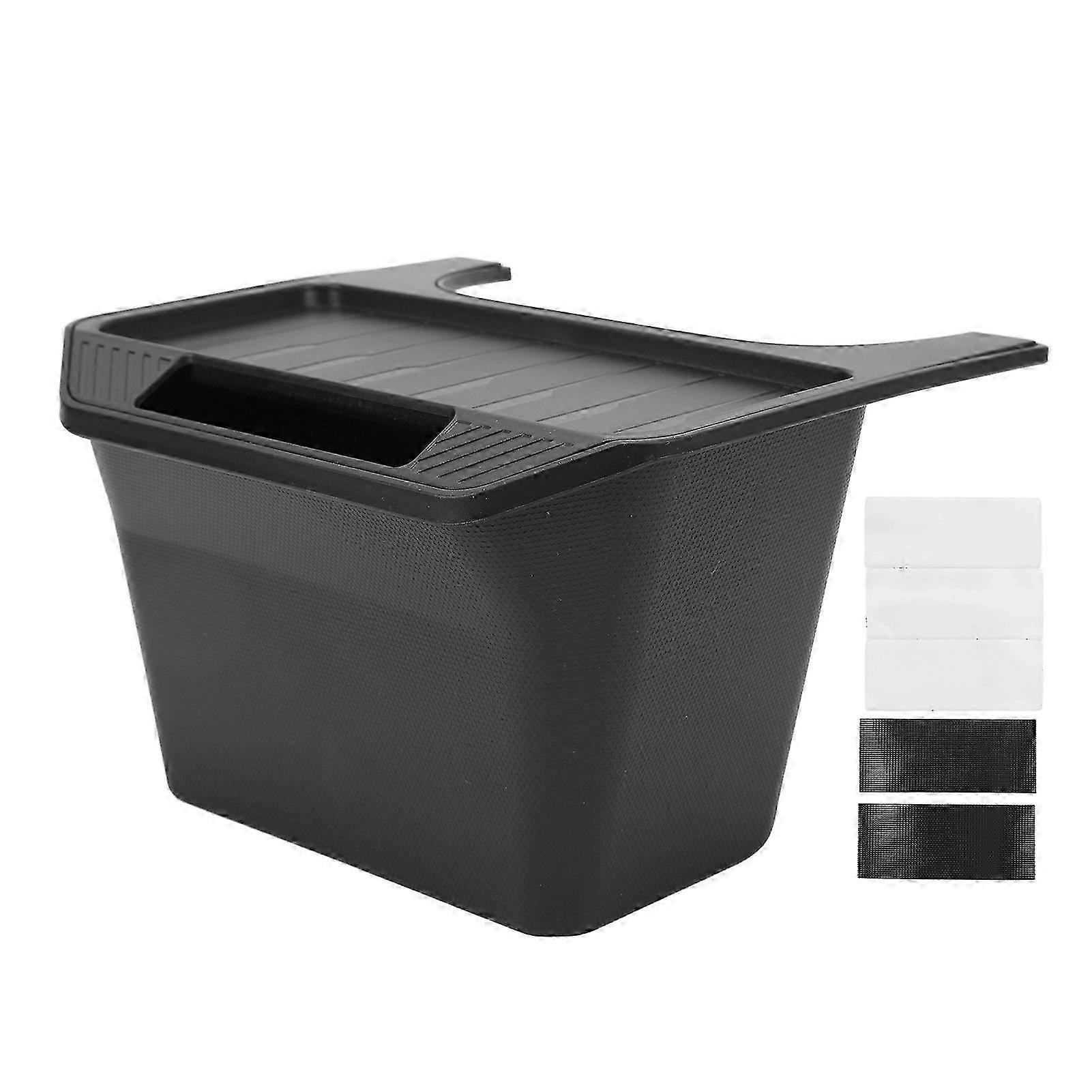Rear Center Storage Box Large Capacity Black Neat Storage Center Console Insert Organizer Replacement For Certain Brand Model Y