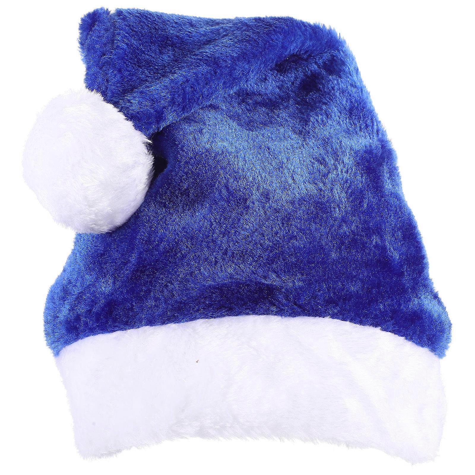Festive Plush Santa Hat for Adults – Cozy Lined Holiday Costume Accessory for Christmas Parties and Celebrations