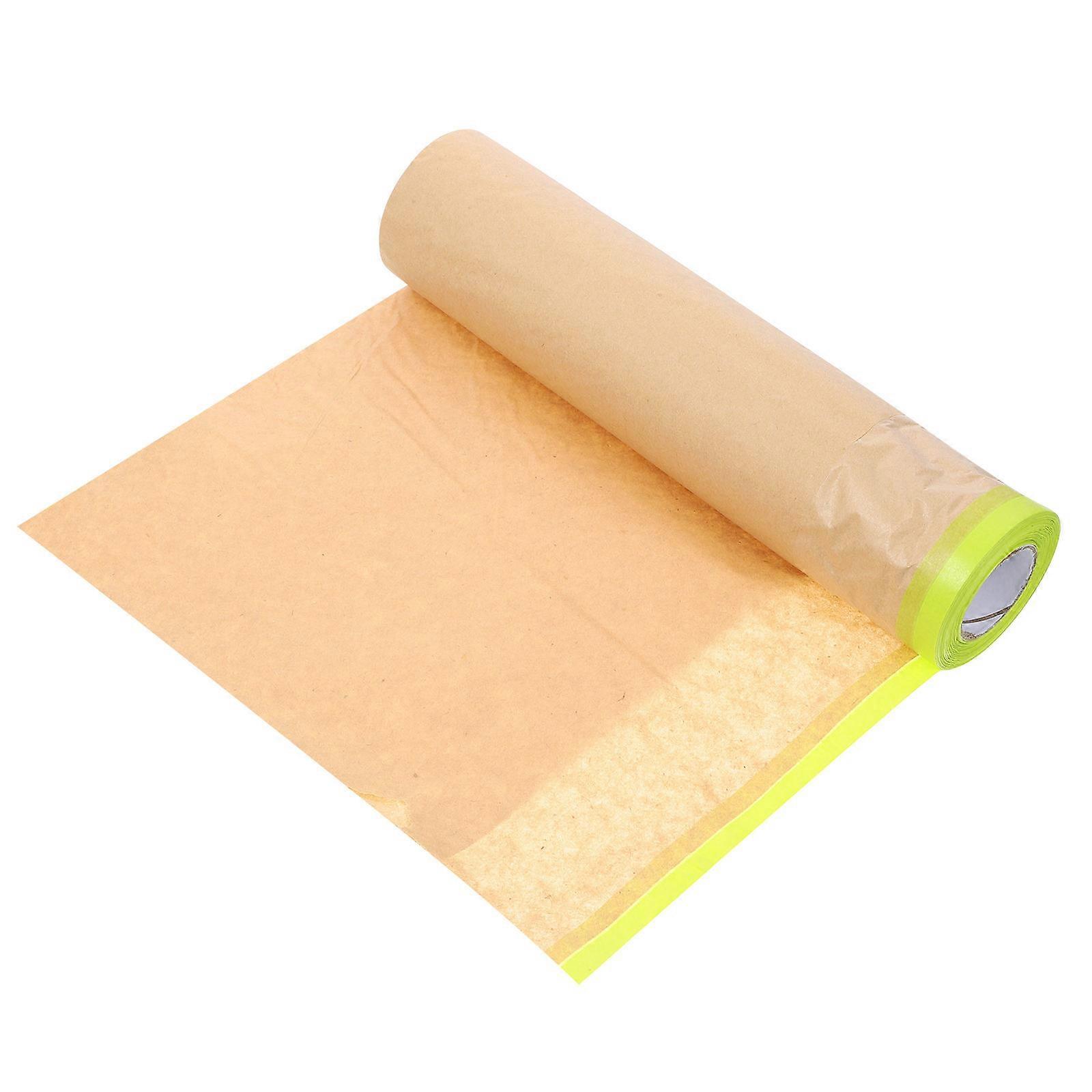 1 Roll Tear Resistant Kraft Masking Paper for Furniture, Cars & Painting Projects   Easy to Use Protective Covering for Renovations