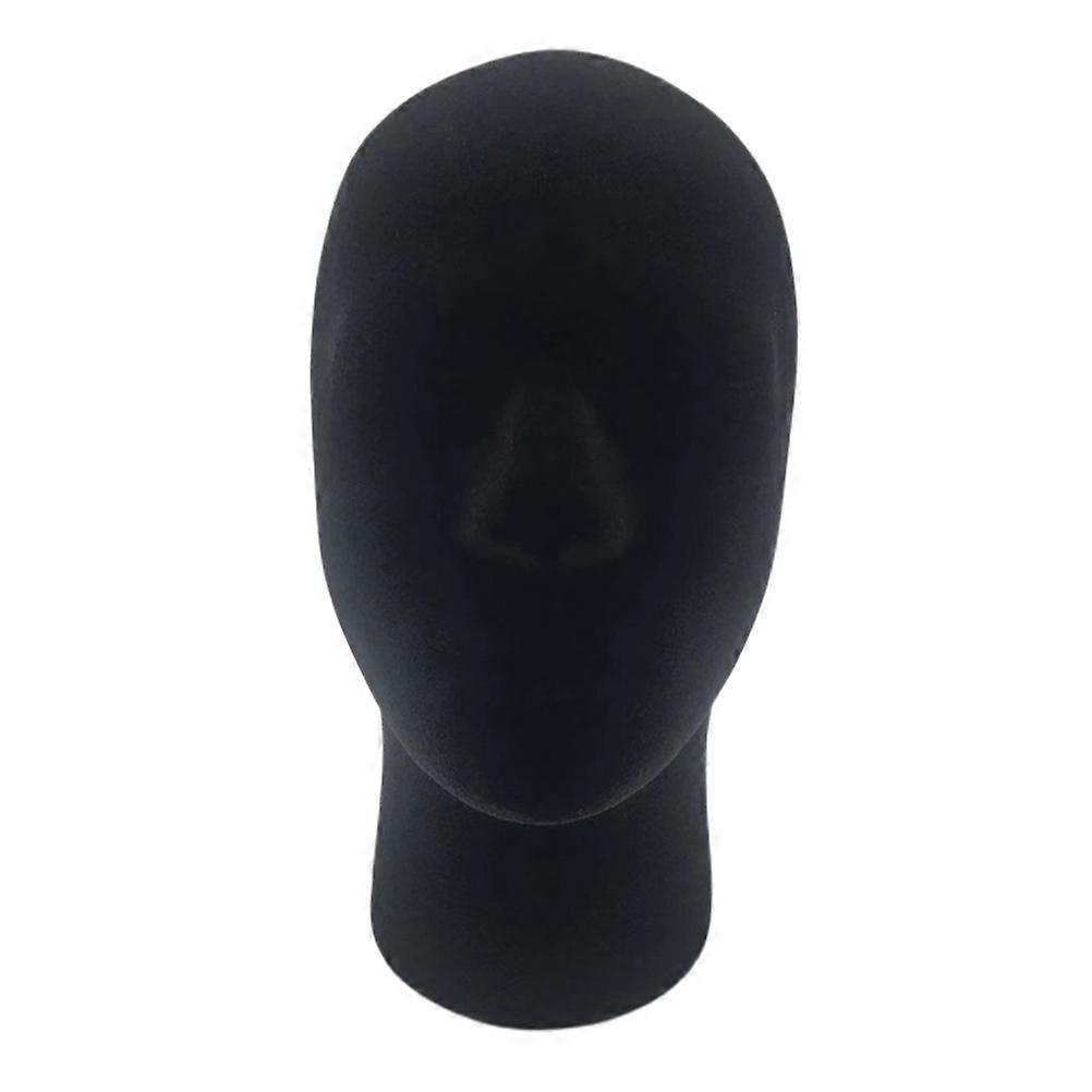 Male Head Mannequin for Wig Display – Durable, Compact Storage Holder with Realistic Facial Profile for Wigs, Hats & Headdresses