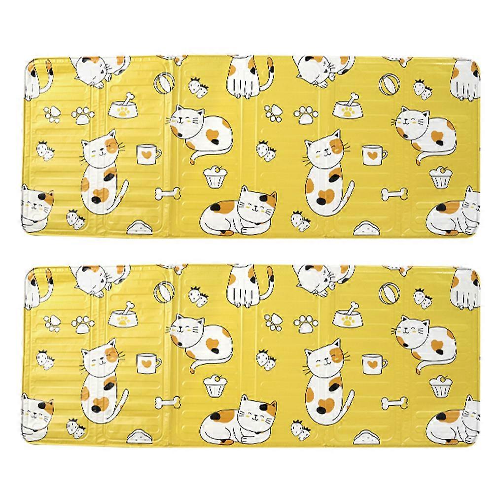 Gadgets Aluminum Foil Printing Oil-splash Bafflesc Protect Walls 84X32.5X0.3CM 2Pcs