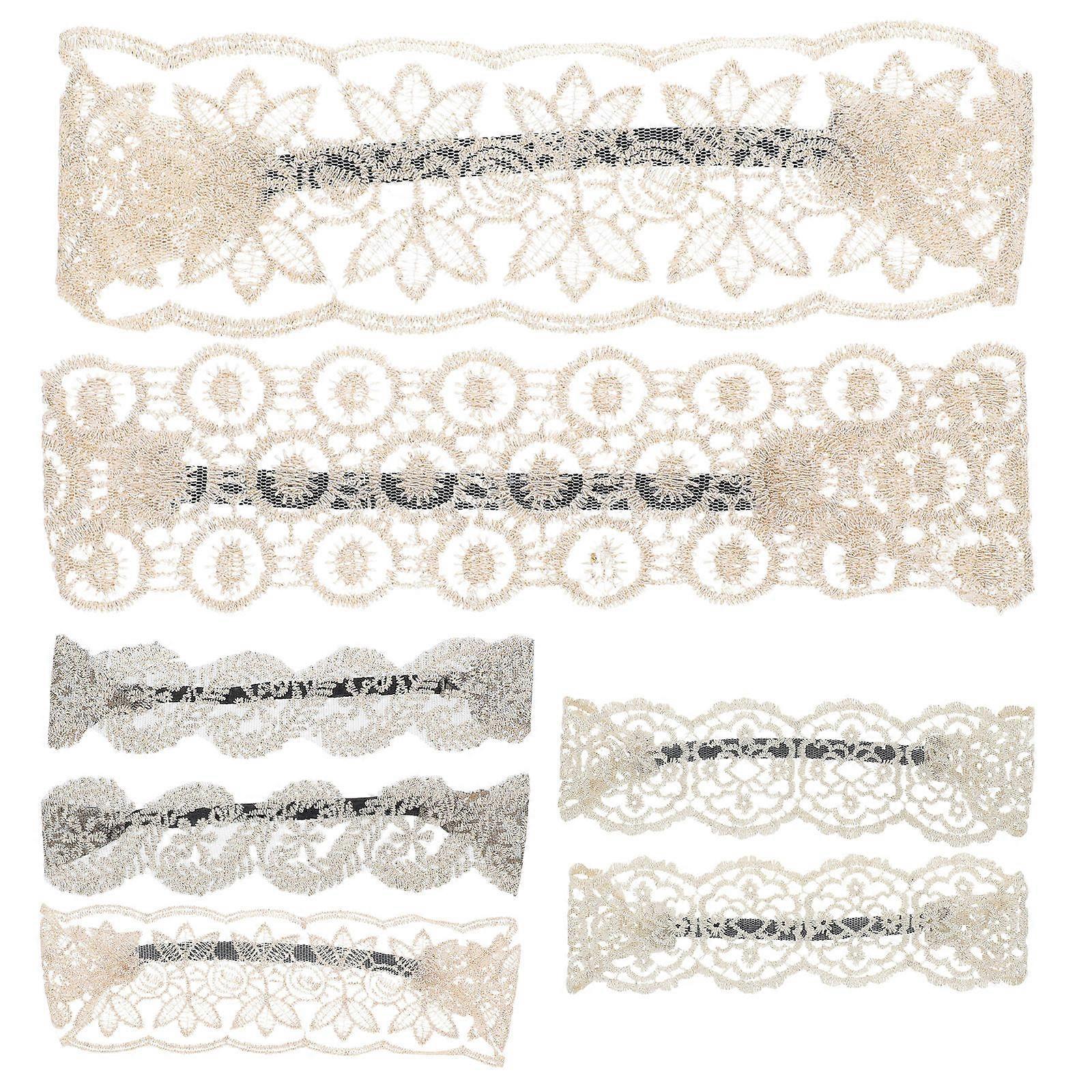 Lace Headbands Women Girls Wide Side Design For Running Workout Accessories 7Pcs