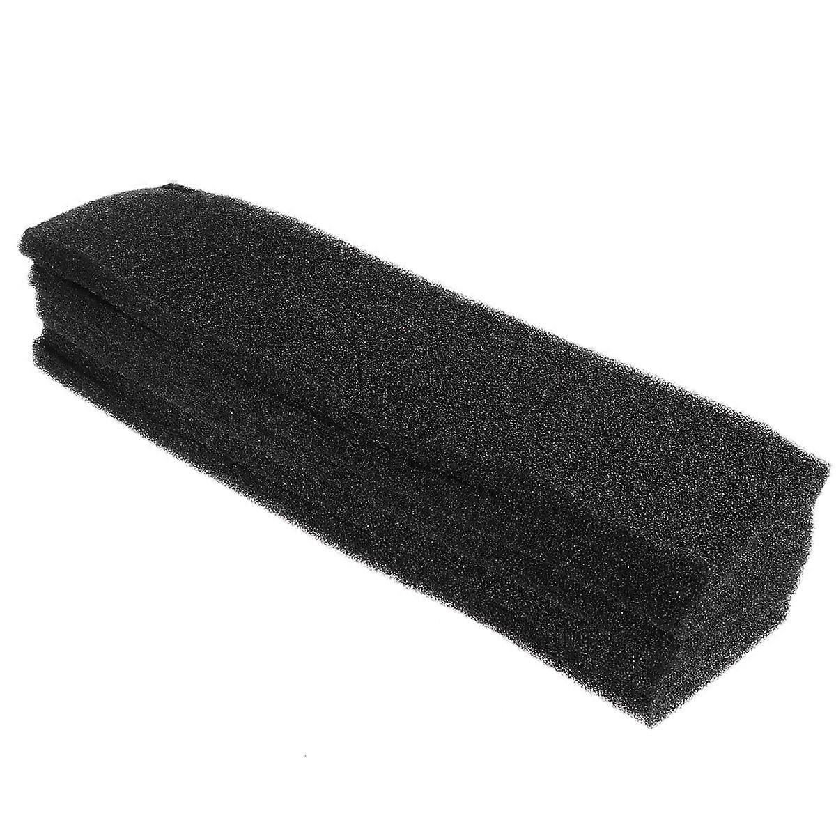 Practical Pond Filter Pool Replacement Sponge Filter Media Pad 50x12x2cm Middle Hole Aquarium Owners 5Set