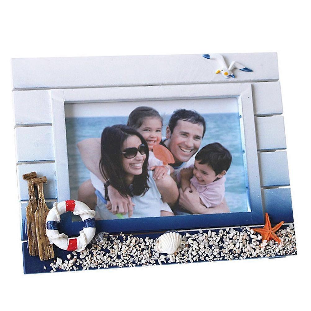 Mediterranean Theme Photo Frame for Desk Decoration 1Pc