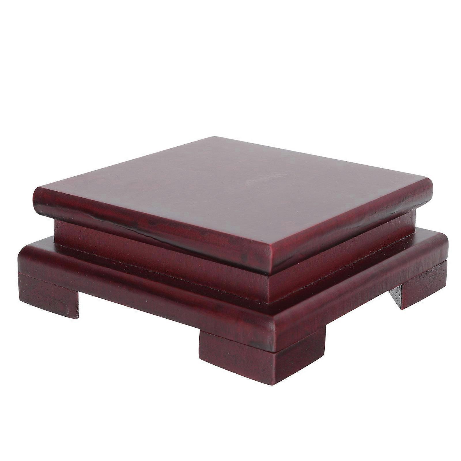 Board Craft Adornment Base for Home Use Adds Elegance to Vases and Decorations 7.87x7.87x0.79 Inches