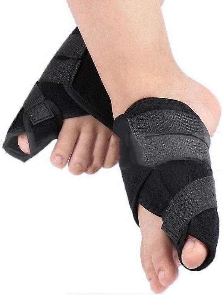 Toe Separator for Big Toe Alignment, Valgus Correction Splint with Support for Flat Feet - Orthotic Device for Hallux Valgus