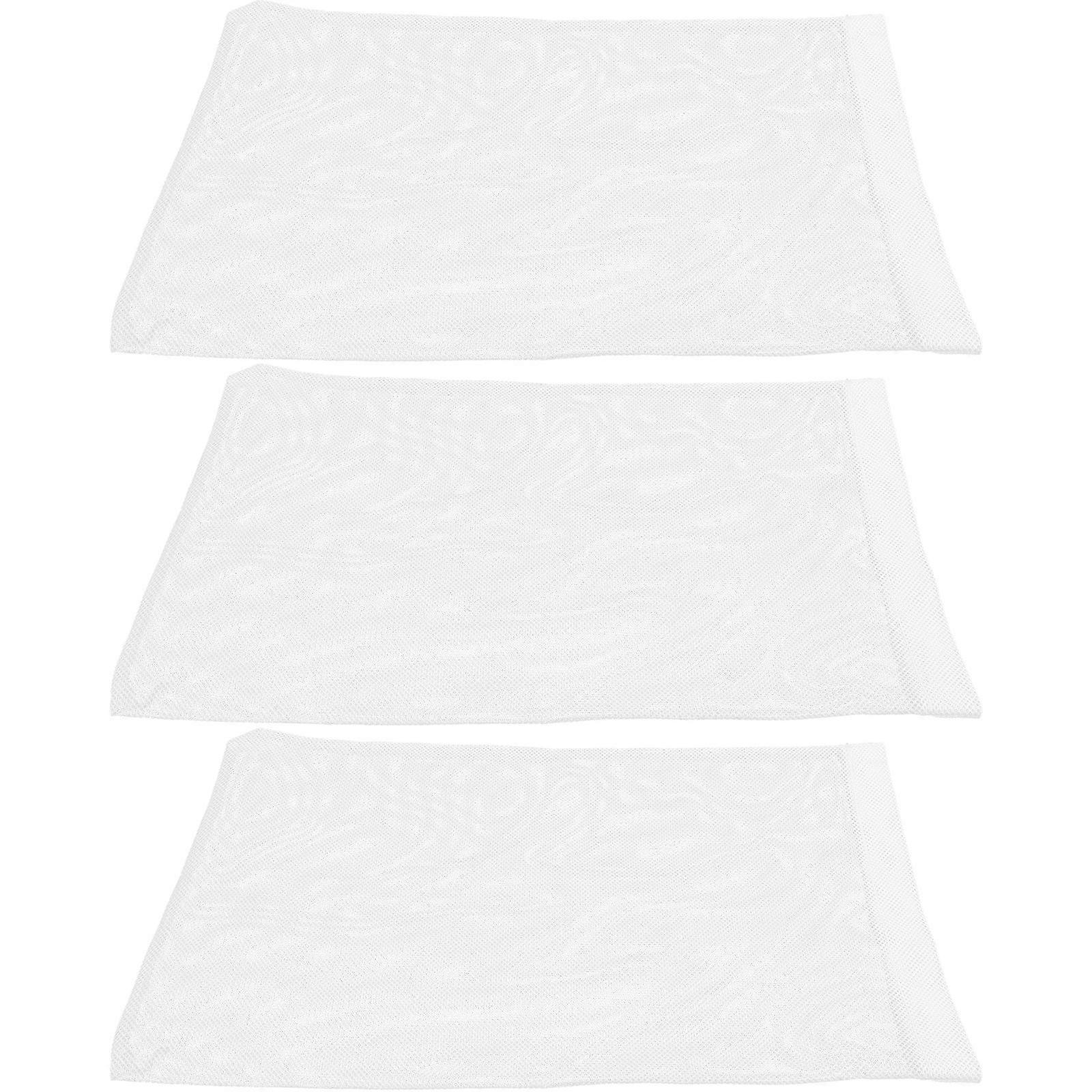 Dryer Lint Catcher Filter Media Bag for Dust Removal 1Set White Nylon