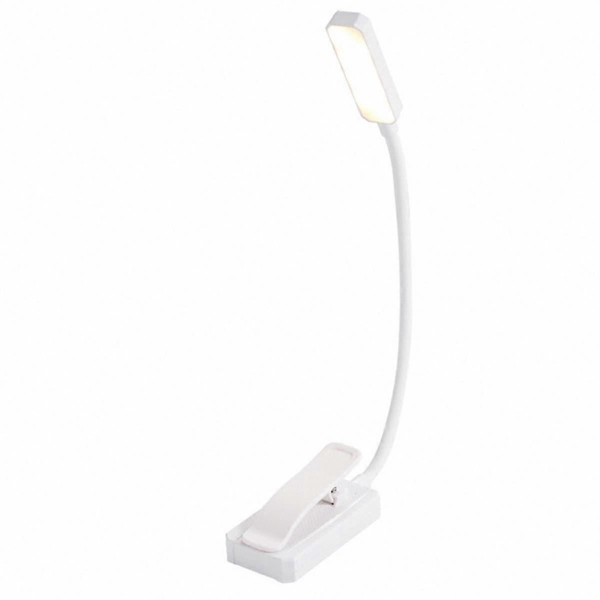 Rechargeable LED Book Light with 3 Color Modes, Lightweight Clip-On Reading Lamp for Bedtime, Portable and Adjustable Brightness