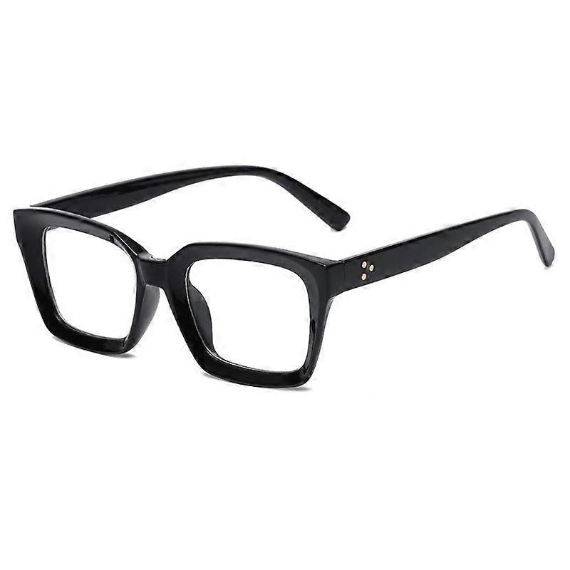Portable Diopter Eyeglasses Large Frame Women Square Oversized High-definition Men Presbyopia Reading Glasses 0~+ 3.00 Delicate Jewelry