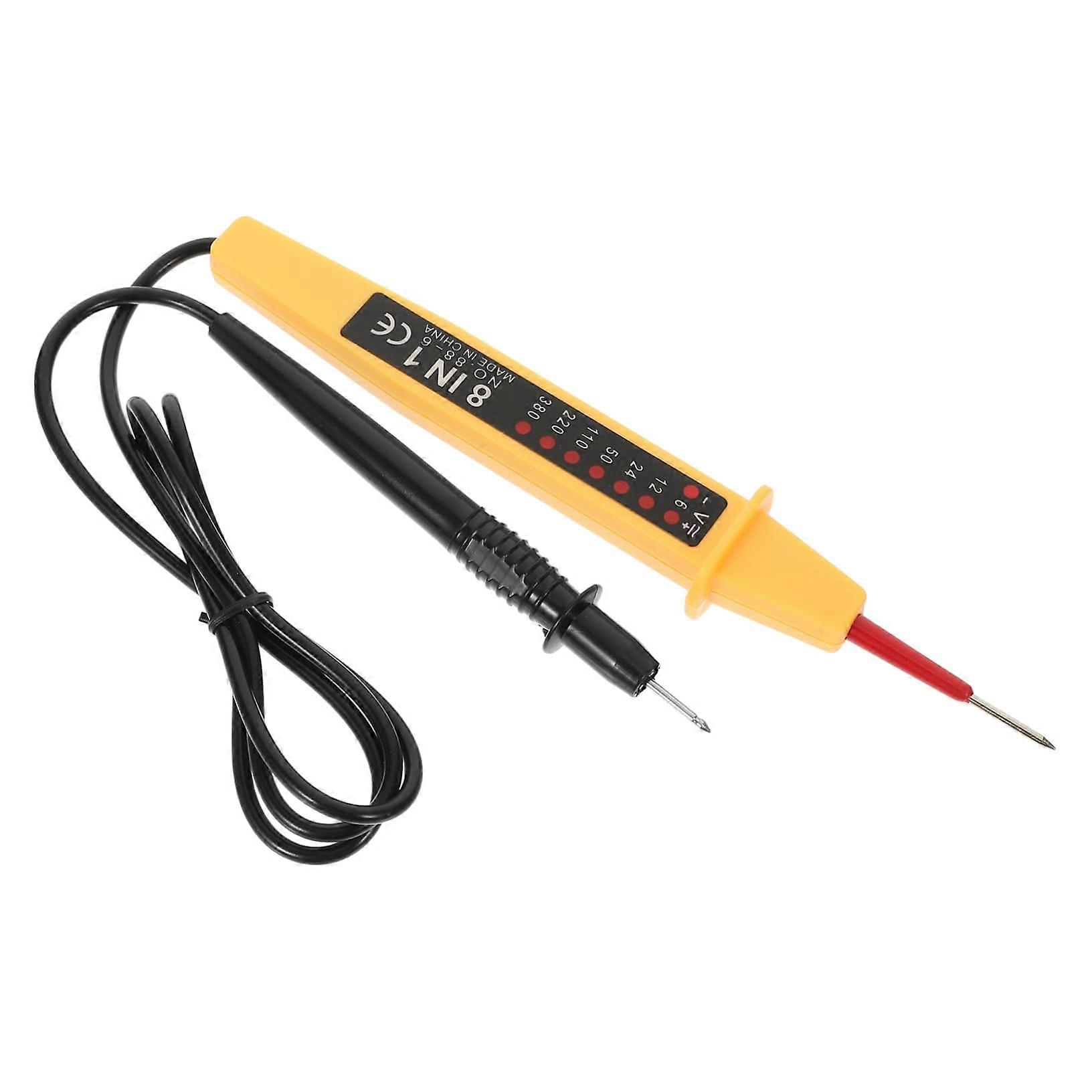 Electrotester Voltage Tester for Vehicles Portable Precise Easy to Use