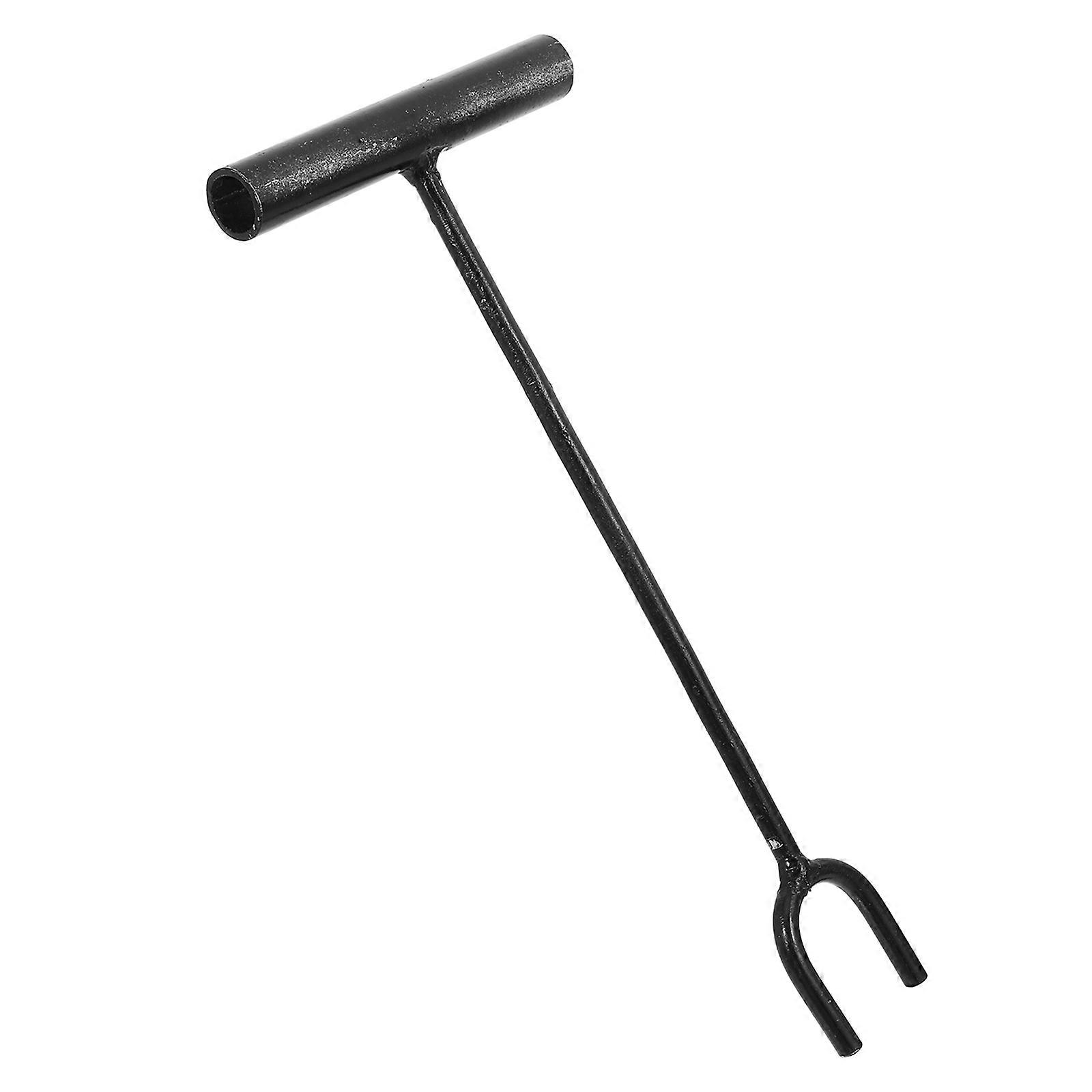 T Handle Utility Key Water Meter Cut Off Tool 1 Set T Handle Water Shut Off Tool for Curb Main Valve for Home Black