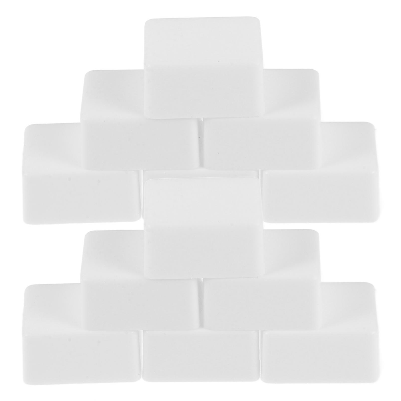 Empty Watercolor Paint Pans White Plastic For Travelling Storage 24Pcs