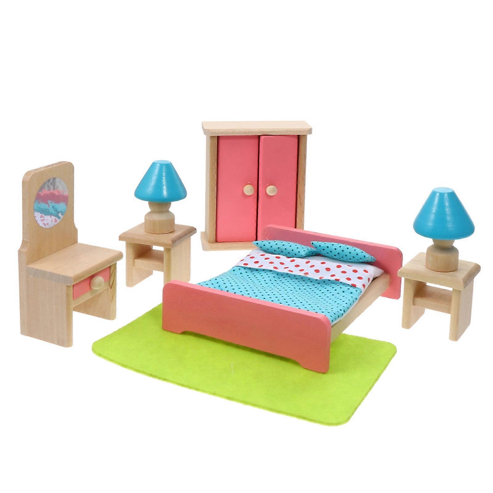 Delicate Home Accessories Mini Cabinet For Children's Playtime 12X10CM Simple Design DIY Mini House Use 1 Set