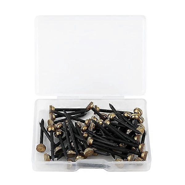 Pack of 50 picture frame nails, large head nails for frames, strong and decorative nails, long pins, easy installation