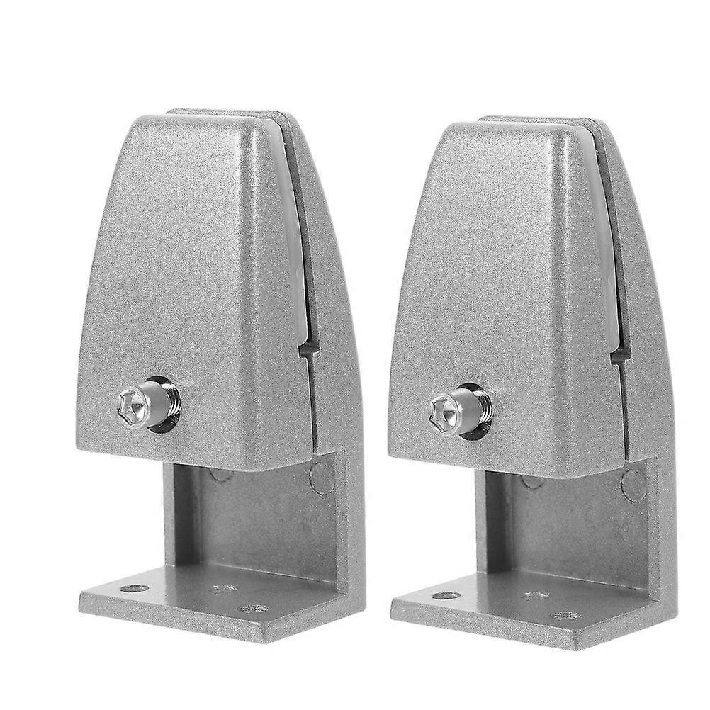 2pcs Sneeze Guard Clamp L-Shaped Aluminum Alloy Screen Clamp Office Desk Divider Glass Partition Holder for Workspace Privacy