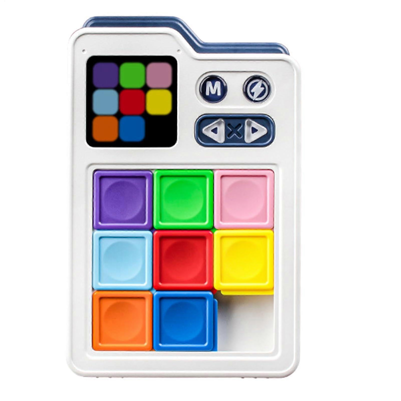 Electronic block sliding puzzle Interactive electronic sliding block, brainteasing puzzlesolving automaton, over 1000 levels.