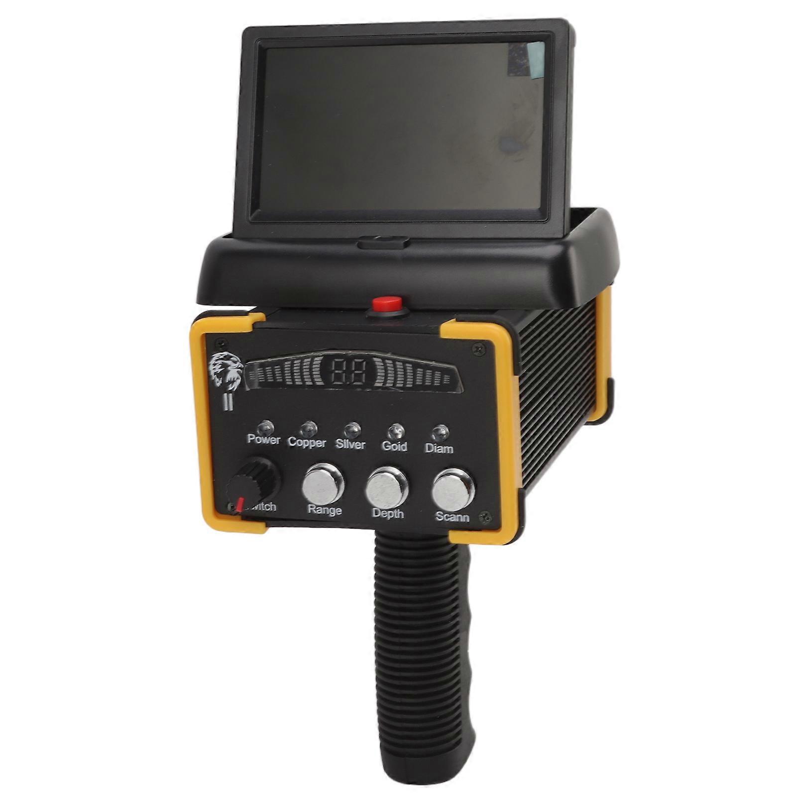 30m Deep Metal Detector Folding Screen Gold Finder Metal Scanner Device Search Range 1000m GR9000 100‑240V US Plug 