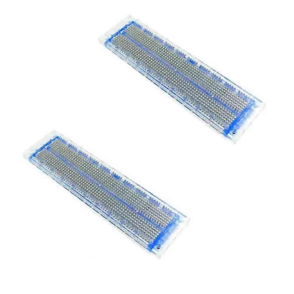 Mini Breadboard Connection Line Transparent Spliceable Hole Board Experimental Board 2pcs 700 Size