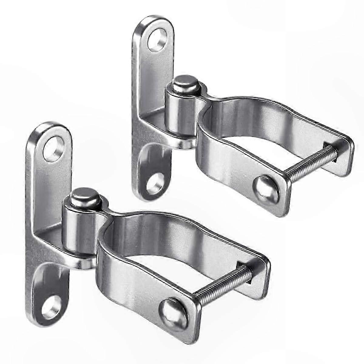 2-Pack 1-3/8 Inch Wall Mount Farm Gate Hinges for Outdoor Use